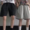 Pantaloncini da donna Estate Donna Elasticità Belle ragazze Stile coreano Studenti dolci Harajuku Pantaloni semplici oversize grigio puro Donna 230620