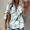 Damesblouses Werkkleding voor dames Krimpbestendig Gradiëntkleur Lady Casual Blouse Dagelijks kledingstuk