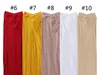 Roupas étnicas Muçulmanas Árabes para a Cabeça One Piece Jersey Hijab Bonnet Cap Head Wrap Cachecol Islâmico Turbante Xales Para Mulheres 70 175Cm