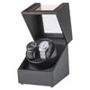 Obserwuj pudełka Obudowy 2 WEWNĘTRZNE WETWARZY AUTOMATYCZNE ZWEDNIKI USB Używane globalnie wyciszone silnik Mabuchi Mocne zegarek Rotat Stand Stand Box Fibre 230619