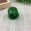 Cluster Rings Wonderful 22mm Inner Diameter Natural Green Jade Large Thumb Lucky Ring Fashion Man's Jewelry Mm Wide