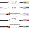 Doting Tools Double Head Crystal Nail Pencil Set Colored Paint Dot Borrtrådar Tidningsförbättringsverktyg At Hem Diy Salon Nails 230619