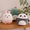 Gros nouveau dessin animé créatif oreiller Dorothy animal coussin dinosaure mignon poupée jouets en peluche