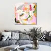 Modern Abstract Canvas Art Pink Abstract Art Handmade Oil Painting Contemporary Wall Decor