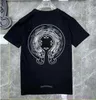 2023 Klassiker Mens T Shirts Heart High Quality Brand Crew Neck Kromer Korta ärmar Tees CH T-shirts Tröja Casual Horseshoe Sanskrit Designers 10