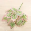 Decorative Flowers Artificial Palm Fake Tree Variegated Leaf Plant Indoor Outdoor Home Hawaiian Party Decorations Wedding Table