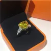 하트 러브 링 리얼 화이트 골드 채워진 5ct aaaaa cz birthstone 약혼 웨딩 밴드 반지를위한 패션 파티 보석