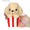 Jumbo kawaii popcorn cake squishy pączek owoców squishi powolne stresy stresy squeeze zabawki dla dziecka dzieci charyzma prezent l230518