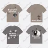 Damen TShirt Hochwertiges Anime Foaming Process Vielseitiges T-Shirt Totenkopf Liebhaber Kleidung Street Pography Street Gothic Y2K Kleidung 230620