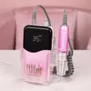 Nail Manicure Set 35000RPM Nail Drill Machine For Manicure Nail File With Heart Screen Acrylic Electric Nail Drill Milling Cutter Nail Art Tools 230619