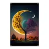 3x5 Fts 90x150cm Customized flag The flag of the moon and flowers Direct factory wholesale