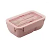 Servies Sets Creatieve Magnetron Lunchbox Grote Capaciteit En Duurzaam Bento Home Office Picknick Student Draagbare Lekvrije Container