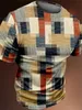 Męskie tshirty vintage Tshirt 11d Patchwork Druku