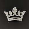 Broches de coroa pinos de alta qualidade jóias da moda broches de natal broche de coroa requintado atraente