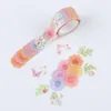 Cadeaupapier 200 stks Retro Bloemblaadje Blad Maan Knop Decoratieve Plakband Masking Washi Diy Scrapbooking Sticker Label Briefpapier