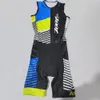 Ensembles de maillots de cyclisme Zootekoi Heren Fietsen Triathlon Mouwloze Ademend Tighthcoat Zomer VTT Fietskleding Sports de plein air Running Wear 230619