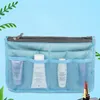 Cosmetische tassen Organizer Insert Dames Opbergtas Nylon Reishandtas Portemonnee Grote voering Make-up Tote Pouch 230620