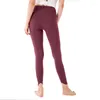 Pantalon Actif Yoga Neuvième Femme Course à Pied Fitness Sports Danse Séchage Rapide Nylon Stretch Taille Haute Pantalon