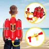 Pistool Speelgoed 2500mL Brandweer Rugzak Water Blaster Voor Kinderen- Tank Met Slang Super Water Squirt Geschikt voor Buiten Spelen Jongens Meisjes #g3 230619