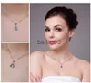 Anhänger Halsketten JewelryPale 1,6 ct natürlicher Amethyst 925 Sterling Silber Anhänger Halskette für Frauen Mode Edelstein Halsband ohne Kette J230620