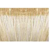 Curtain Monochrome Thick Line 1 M 2 S Partition Silver Tassel String Leather Door 230619