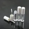 Tube de bouteille vide de récipient d'eye-liner de 5 ml avec la brosse, tube rechargeable vide d'applicateur de bouteille de brillant à lèvres liquide F2226 Ghvna