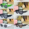 Acetate frame designer sunglasses letter sun glasses large size women personalized lentes de sol plastic eyewear practical luxury glasses versatile PJ091 E23