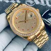 Uhr Automatische Bewegung Männer Armbanduhr Diamant Uhren 41mm Edelstahl 904L Wasserdicht Designer Armband Business Armband Montre de luxe Geschenk ROLEj