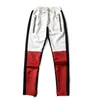 Herenbroeken Streetwear Vintage enkelrits Elastische taille Losse joggingbroek Colorblocked Track Gestreept patchwork