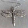 Pendant Necklaces 1Pcs Large Dragonfly Long Chain Necklace Boho Good Luck Butterfly For Women
