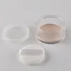 Barattolo di polvere da 20 g Pentola ricaricabile con coperchio per setaccio Contenitore cosmetico in polvere PS Vasetti di crema vuoti in plastica trasparente Imballaggio F871 Sjwcl