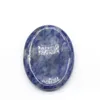 Pedras Preciosas Soltas Cristal Natural Sodalita Pedra Preciosa Worry Stone Colorf Mas Healing Energy Stones For Thump Drop Delivery Jewelry Dhunu