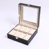 Scatole per orologi Custodie 23568 Slot Custodia per orologi in pelle PU Organizer Meccanico per orologi da uomo Custodie per gioielli Scatole regalo per gioielli 230619