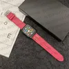 Дизайнерский ремешок для Apple Watch iwatch Ремешки для Apple Watch Band Ultra Series 8 3 4 5 6 7 38 мм 42 мм 44 мм 49 мм Роскошные кожаные металлические ремешки с буквами ap Ремешки для часов на руку Смарт-ремни