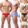 Calzoncillos 3 unids/lote Super suave hombres Bulge bolsa Mini Bikini calzoncillos ropa interior delgada