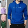 Herren Hoodies Sweatshirts Freunde Druck Männer Casual Herbst Pullover Langarm Sweatshirt Kordelzug Mode Kleidung Top Streetwear 230619