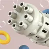 Песчаная игра с водой Fun Gatling Bubble Gun Toys для детей Электрическая автоматическая мыльная пузырька Cool Boys девочки рождественские подарки в ванную игру R230620