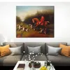 Horses Hunting Canvas Art Fox Hunting Heywood Hardy Painting Handmade Landscape High Quality