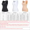 Shaper feminino modelador acolchoado de compressão Camisola modelador de corpo feminino Controle de barriga Regatas para emagrecimento Cintura Modelador Espartilho Colete fino 230620