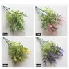 Dried Flowers Artificial Lavender Leaves Plant Wedding Home Christmas Decoration Bouquet Fake Flower DIY Wreath Accessories