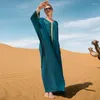 Abbigliamento etnico Pipistrello Donna Musulmana Dubai Abaya Eid Mubarak Kaftan Turchia 2023 Abito Turco Marocchino Arabo Malesia Medio Oriente Abito Sciolto