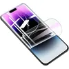 Película protetora de hidrogel de alta sensibilidade, protetor de tela de TPU macio para iPhone15 14 Pro Max 13 Samsung S23Ultra S22