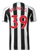 Kit infantil 22 23 24 130º aniversário Newcastles NOVO CASTELO Camisas de futebol meninos BRUNO G. JOELINTON Camisetas de futebol anos ISAK NUFC Uniteds MAXIMIN WILSON 16/2XL