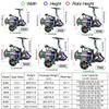 Carretos de arremesso de iscas Sougayilang Série 2000-7000 Multicolor Spinning Fishing Reel 121 BB 5.5 1 Ultra Smooth Metal Body Carp Reel Fishing Tackle 230619