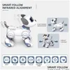 Electric/Rc Animals Electric Rc Funny Robot Electronic Dog Stunt Voice Command Programmable Touch Sense Music Song For Children S To Dhw0V