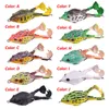 Hameçons de pêche Proleurre Double Hélice Grenouille Leurre Silicone Appâts Souples 9cm Topwater Wobblers Appâts Artificiels pour Bar Catfish Tackle 230620