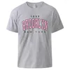 T-shirty T-shirty 1898 Brooklyn York Tree dla mężczyzn bawełniana miękka oddychająca koszula moda swobodne ubranie fajne idealne tshirty