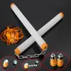 Novos jogos de luz LED Nunchakus desempenho fluorescente brilhante Nunchaku Sticks brinquedos Led Nunchucks 230619