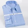 Koszulki mężczyzn Klasyczne Klasyczne koszule z długim rękawem, nie żelazne koszule w paski swobodne standardowe formalne prace biznesowe Social 100% bawełniana Podstawowa koszula 230620