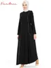 Etnische Kleding Ramadan Eid Mode Strass Moslim Jurk Zijdezacht Gewaad Musulmane Abaya Elegante Arabische Eredienst WY1484